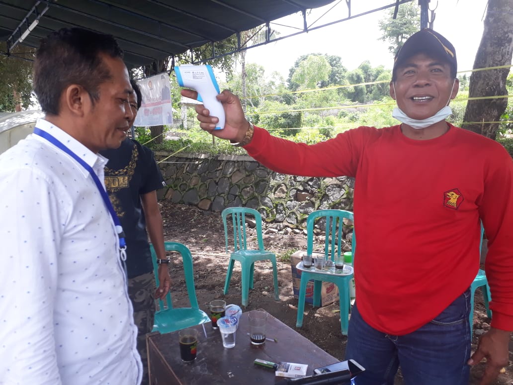 Gerindra Lombok Tengah Dirikan Posko Peduli 1 F AA Cek kesehatan