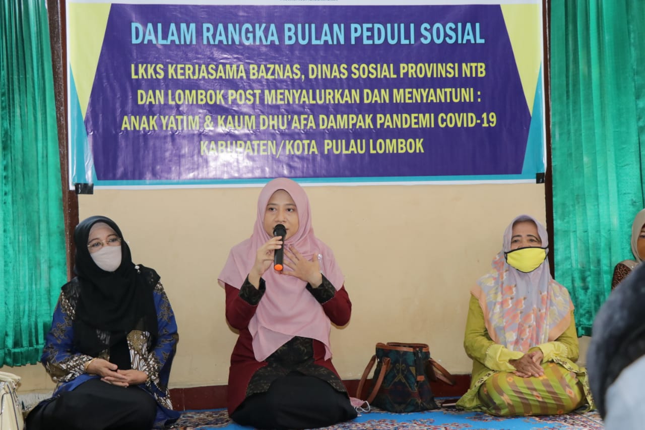 Perhatian ke Anak Yatim Tak Boleh Berkurang 1 F Ketua LKKS NTB