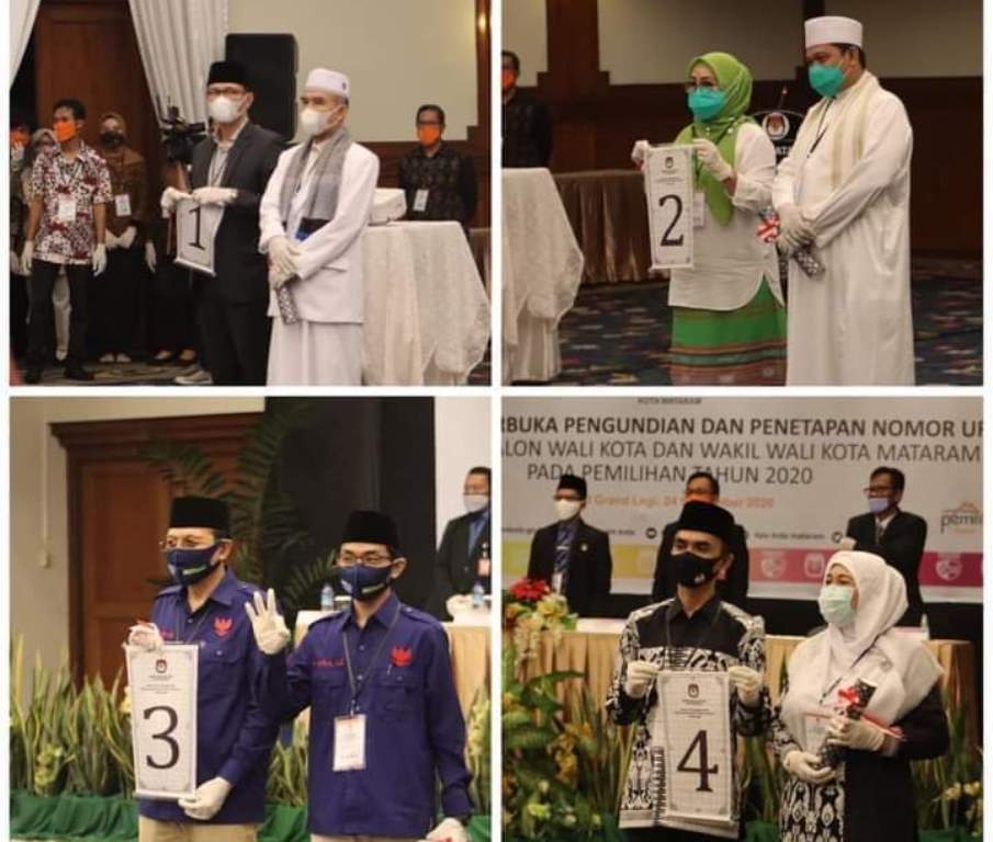 Pengundian Nomor Urut di Mataram Pilih Malam 1 Nomor Urut