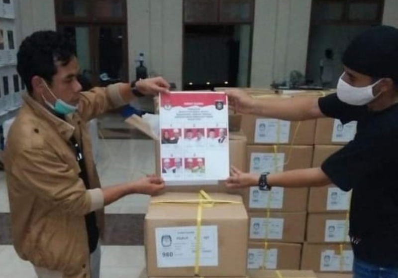 Bawaslu Awasi Surat Suara 1 F AA Cek