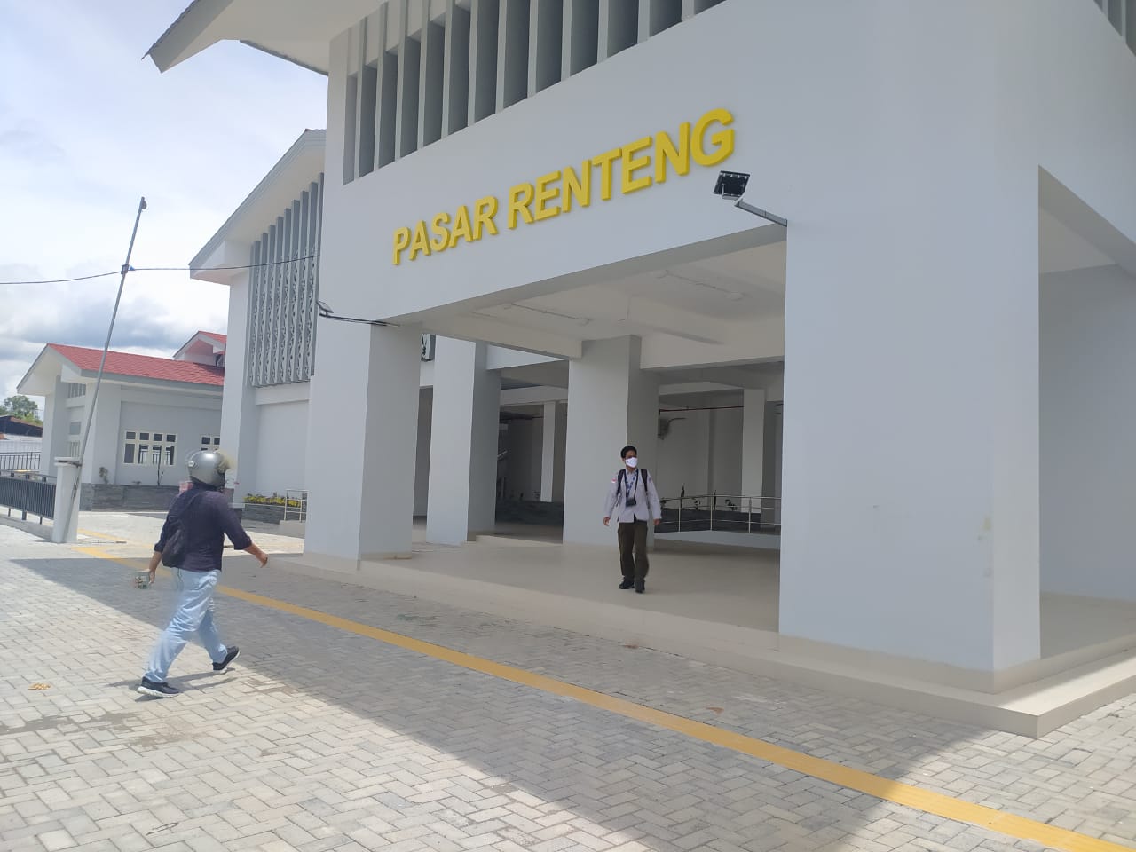 Pasar Renteng Belum Bisa Ditempati 1 F Pasar renteng
