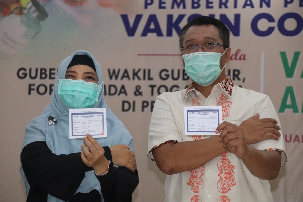 Wagub Minta Proses Vaksinasi Covid-19 Dikebut 1 F Gubernur wagub