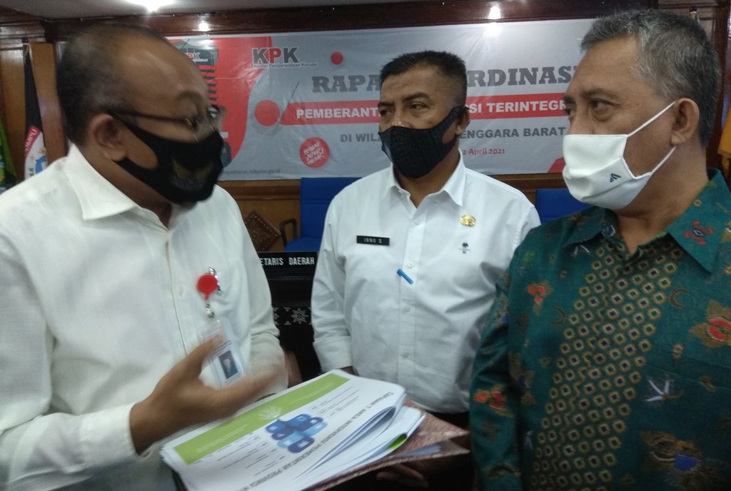 Awas..! KPK jadikan KLU, Loteng dan KSB Atensi 1 F KPK