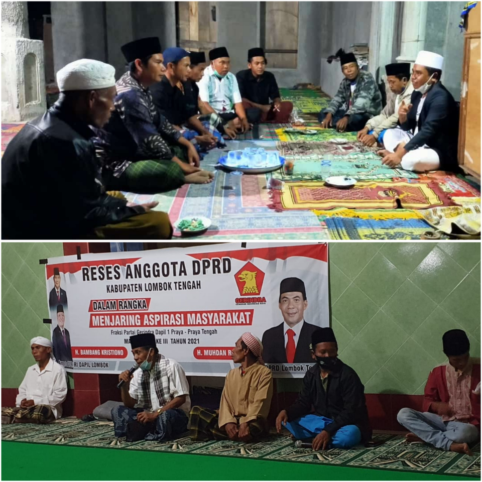 Dari Reses, Anggota DPRD Loteng Tampung Aspirasi Masyarakat 1 img1620603214093