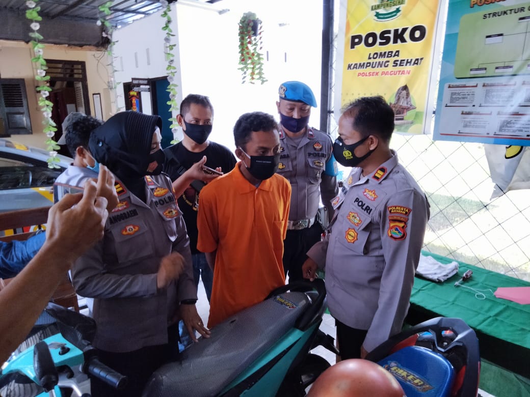 Polisi Ciduk Maling yang Terekam CCTV di Mataram 1 F tangkap