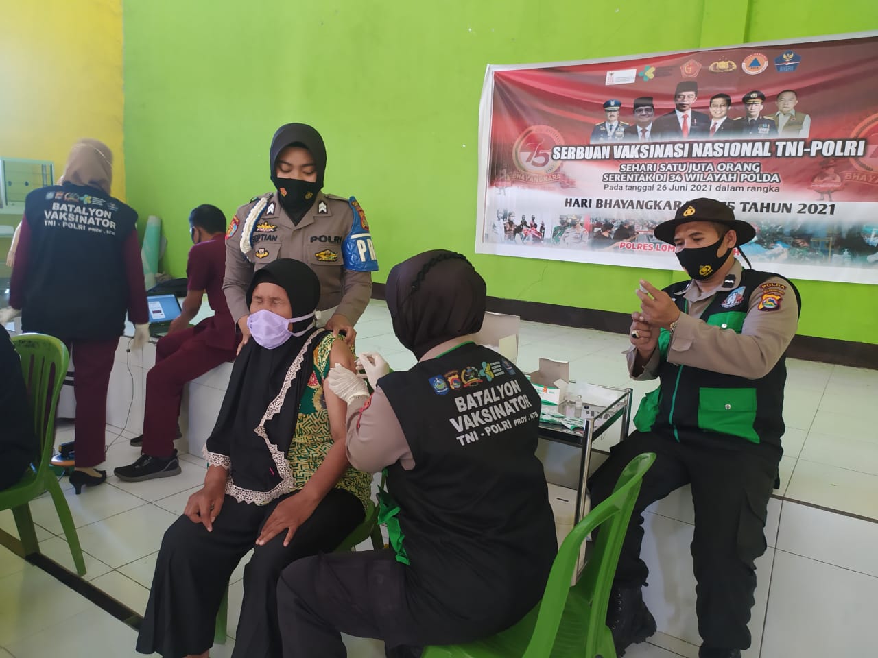 Stok Vaksin di Lombok Tengah Kosong 1 F vaksin