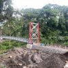 Kades Lantan Protes Aset Desa Rusak Akibat Pekerjaan Proyek Jembatan Gantung, Kontraktor Diminta Bertanggung Jawab