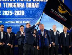 Dilantik Jadi Ketua DPW NasDem NTB, Mori Diminta Dukung Iqbal Dinda Secara Ikhlas Demi Rakyat