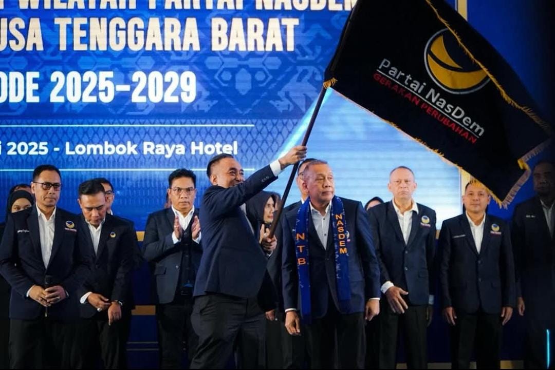 Dilantik Jadi Ketua DPW NasDem NTB, Mori Diminta Dukung Iqbal Dinda Secara Ikhlas Demi Rakyat