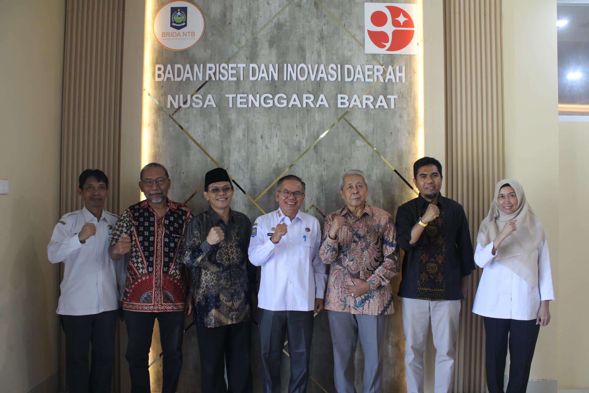BRIDA NTB Bahas Inisiasi Pembentukan Dewan Pakar Dewan Riset Dan Inovasi Daerah Bersama Peneliti Senior