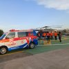 Pendaki Asal Swiss Terjatuh di Gunung Rinjani Dievakuasi Pakai Helikopter
