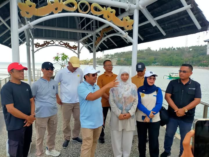 Tiang Pancang Dermaga Senggigi Siap Dipasang