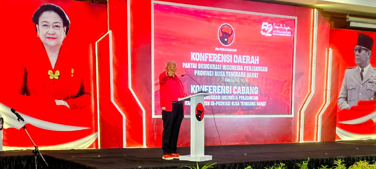 H. Rachmat Hidayat Kembali Pimpin DPD PDI Perjuangan NTB Periode 2025-2030