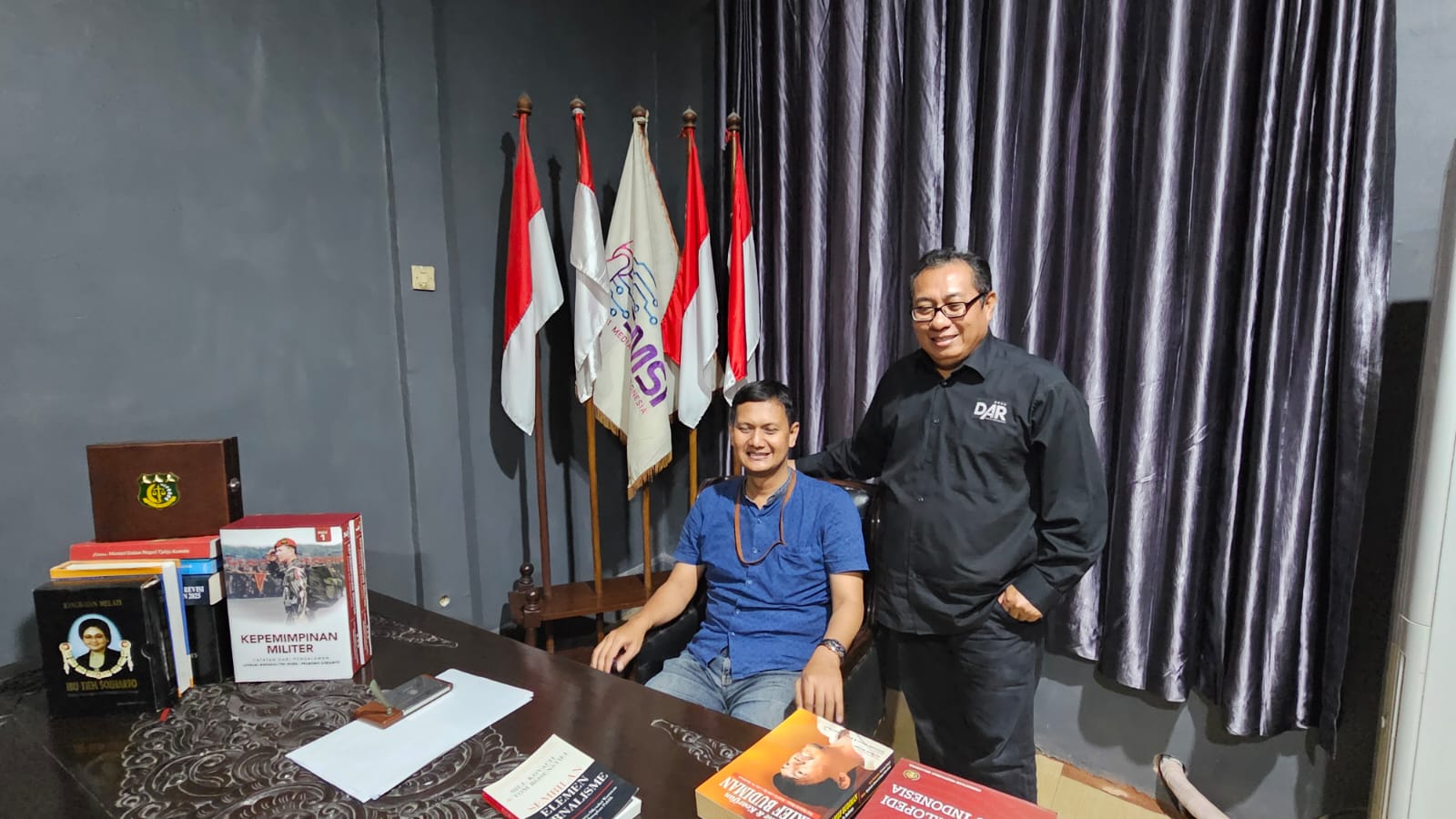 Ketua Komisi Penelitian Dewan Pers Kunjungi Sekretariat SMSI