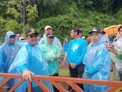 Peringati Hari Bhakti PU, Bupati dan Wabup Tanam Seribu Bibit Pohon dan Lepas 25 Ribu Benih Ikan di Bendungan Meninting