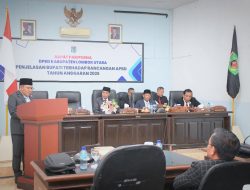 Bupati Lombok Utara Sampaikan Penjelasan Rancangan APBD 2026