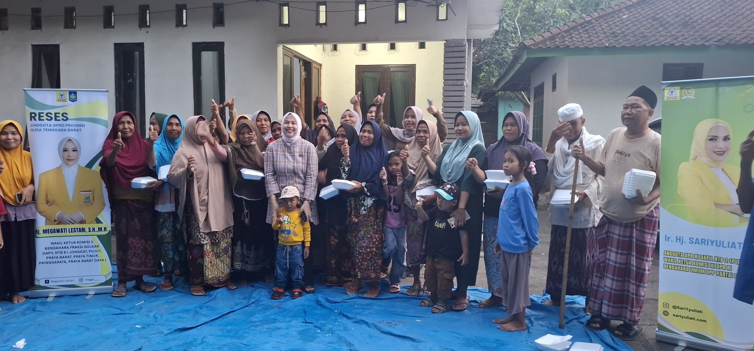 Reses Megawati Kongkritkan Aspirasi Masyarakat Berupa Irigasi Lahan Pertanian