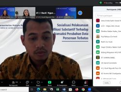 Perkuat Akurasi Data, Kanwil Kemenkum NTB Hadiri Sosialisasi Verifikasi Substantif Perubahan Data Perseroan