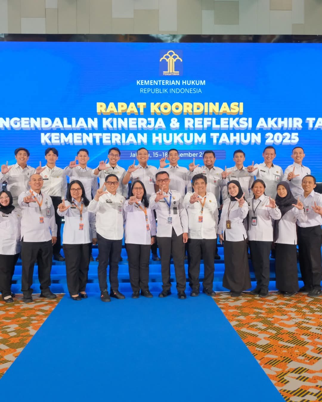 Kakanwil Kemenkum NTB Pimpin Pemaparan Hasil Komisi Rakordal dan Refleksi Akhir Tahun 2025