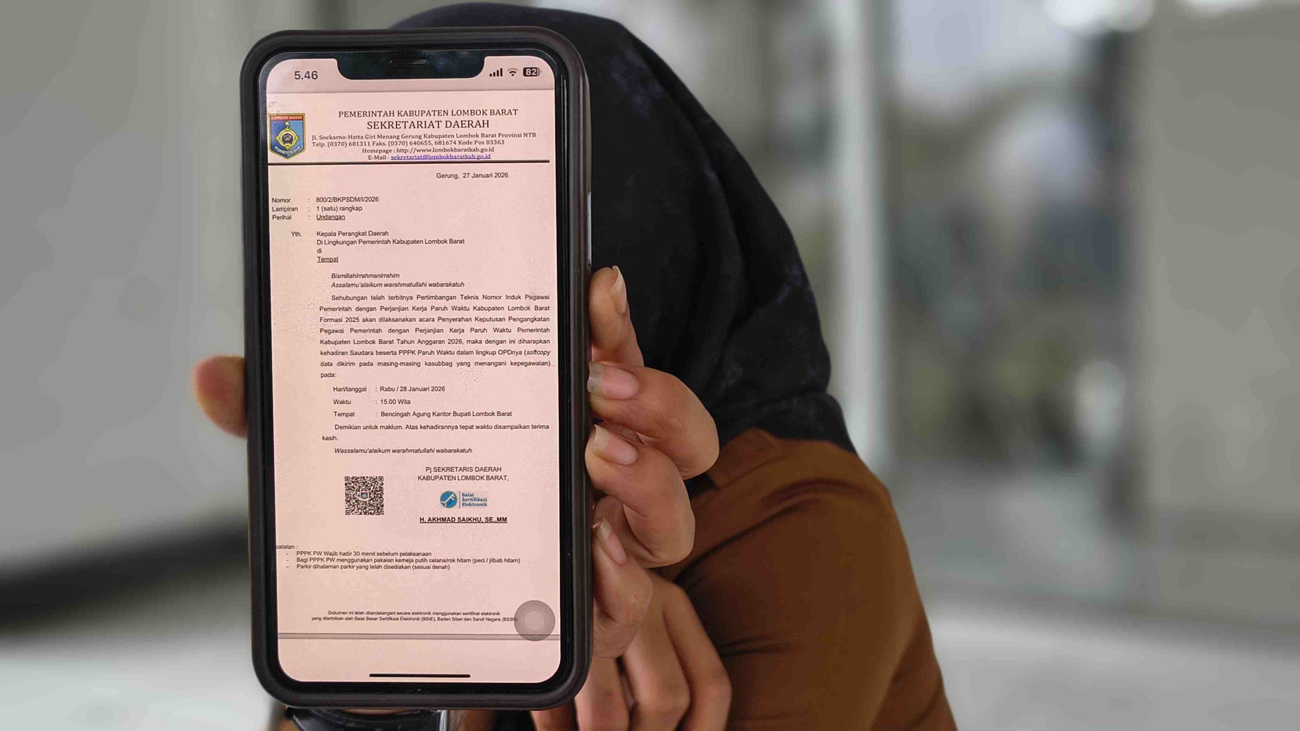 Hari Ini, Rabu (28/1/2026): SK PPPK Paruh Waktu Lobar Diserahkan