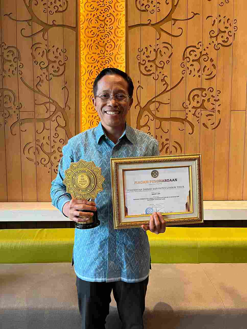 Lotim Terbaik Nasional Inovasi Smart JKN