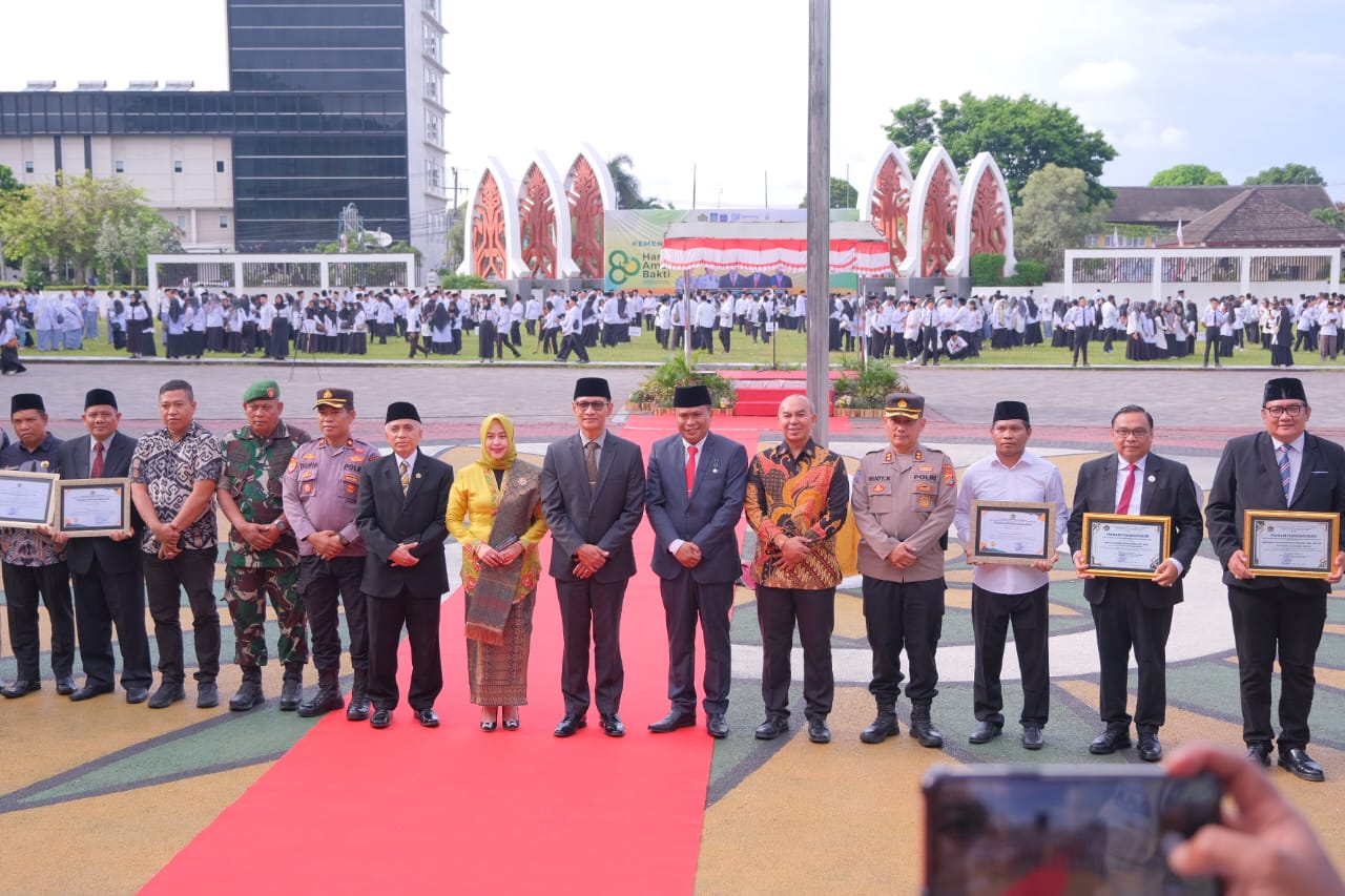 Kemenkum NTB Hadiri Upacara Peringatan ke-80 Hari Amal Bakti Kementerian Agama