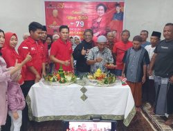 Rayakan HUT Megawati Soekarnoputri ke-79, DPC PDIP Lombok Timur Potong Tumpeng Bersama Rakyat dan Resmikan Musholla