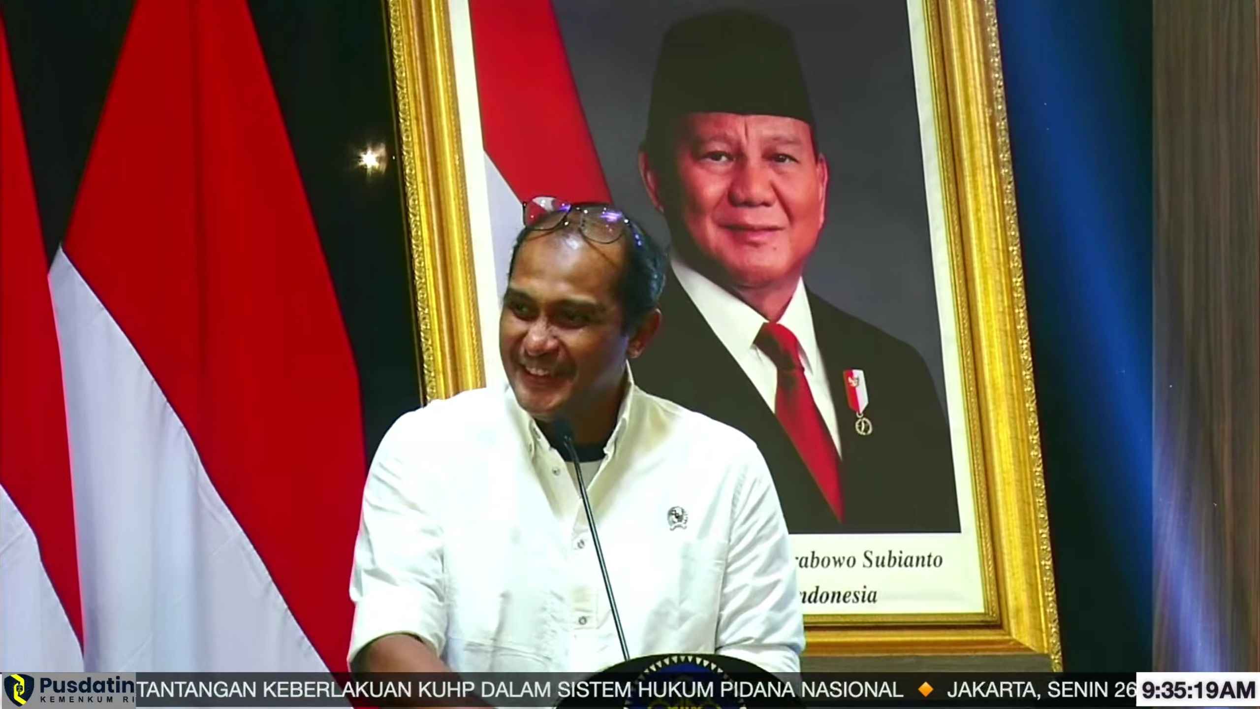 Sosialisasi KUHP Nasional, Wamenkum Soroti Tantangan Pemahaman Masyarakat