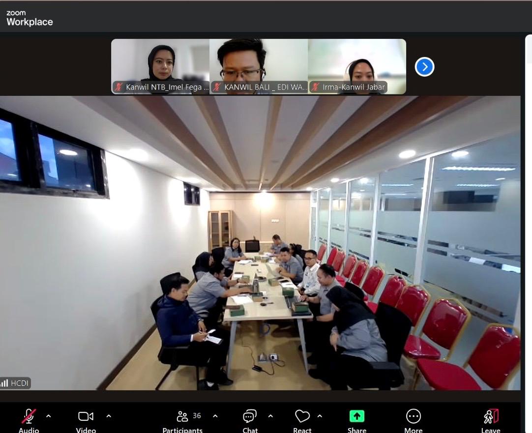 Usulkan Fitur Live Chat, Kanwil Kemenkum NTB Ambil Peran dalam Pembahasan Pengembangan Aplikasi KIK