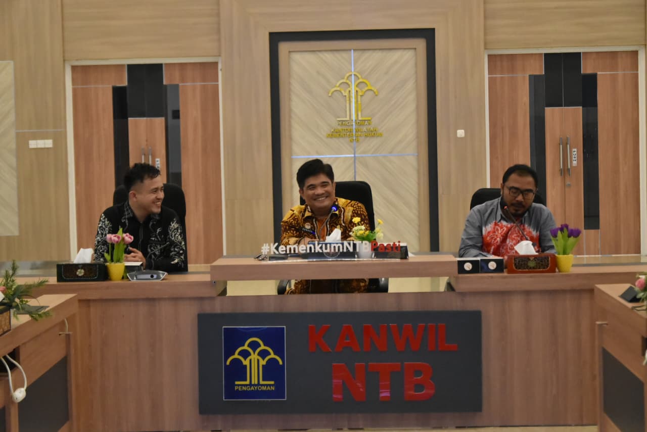 Perkuat Sinergi Pusat dan Daerah, Kemenkum NTB Gelar Penguatan dan Monitoring Tim Sekretariat Wilayah IRH