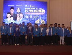 Pelantikan PMII Mataram 2025–2026, Dorong Ide Progresif Anak Muda