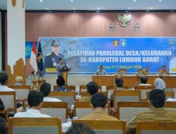 Perkuat Akses Keadilan di Desa, Kemenkum NTB Gelar Pelatihan Paralegal di Lombok Barat