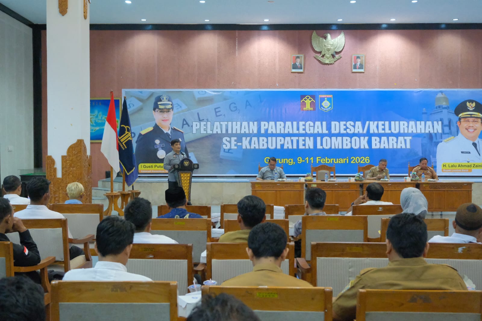 Perkuat Akses Keadilan di Desa, Kemenkum NTB Gelar Pelatihan Paralegal di Lombok Barat