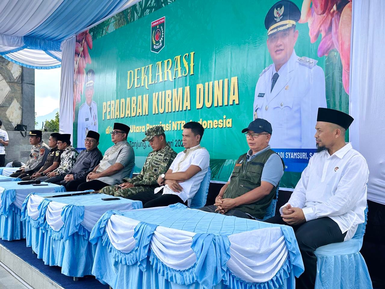 BRIDA dan Pemda KLU Deklarasi Peradaban Kurma Dunia 