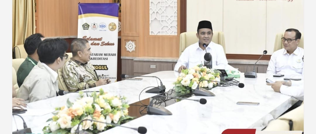 Perkuat Sinergi Pengelolaan Perguruan Tinggi Bank NTB Syariah – UIN Mataram Jalin PKS Strategis