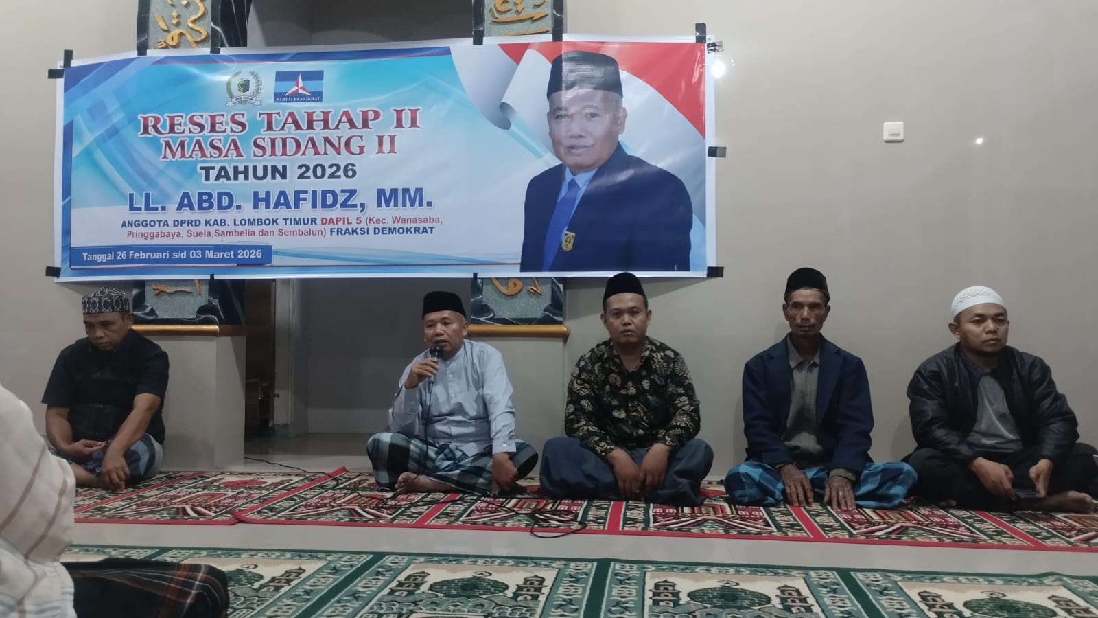 Anggota Dewan Lotim LL. Abd. Hafidz Gelar Reses di Beak Daya, Desa Wanasaba