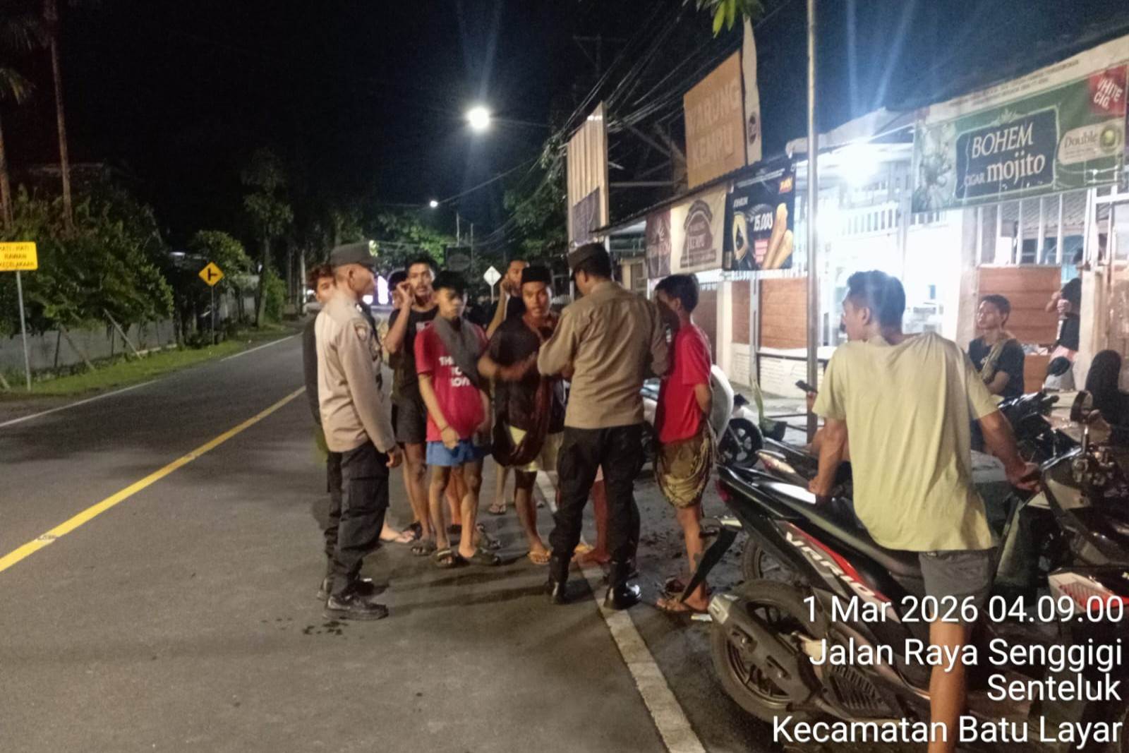 Aksi Pemuda Bawa Sajam Resahkan Warga Batulayar