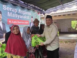 Ramadan Berbagi, Reses DPR RI Lalu Hadrian Irfani Bagikan 200 Paket Sembako 