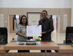 Pastikan Selaras dengan Peraturan, Kanwil Kemenkum NTB Harmonisasi Rancangan Perbup dan Perda Sumbawa