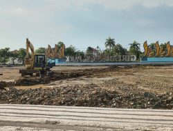 Proyek Alun-Alun Giri Menang Park Masuki Tahap Finishing