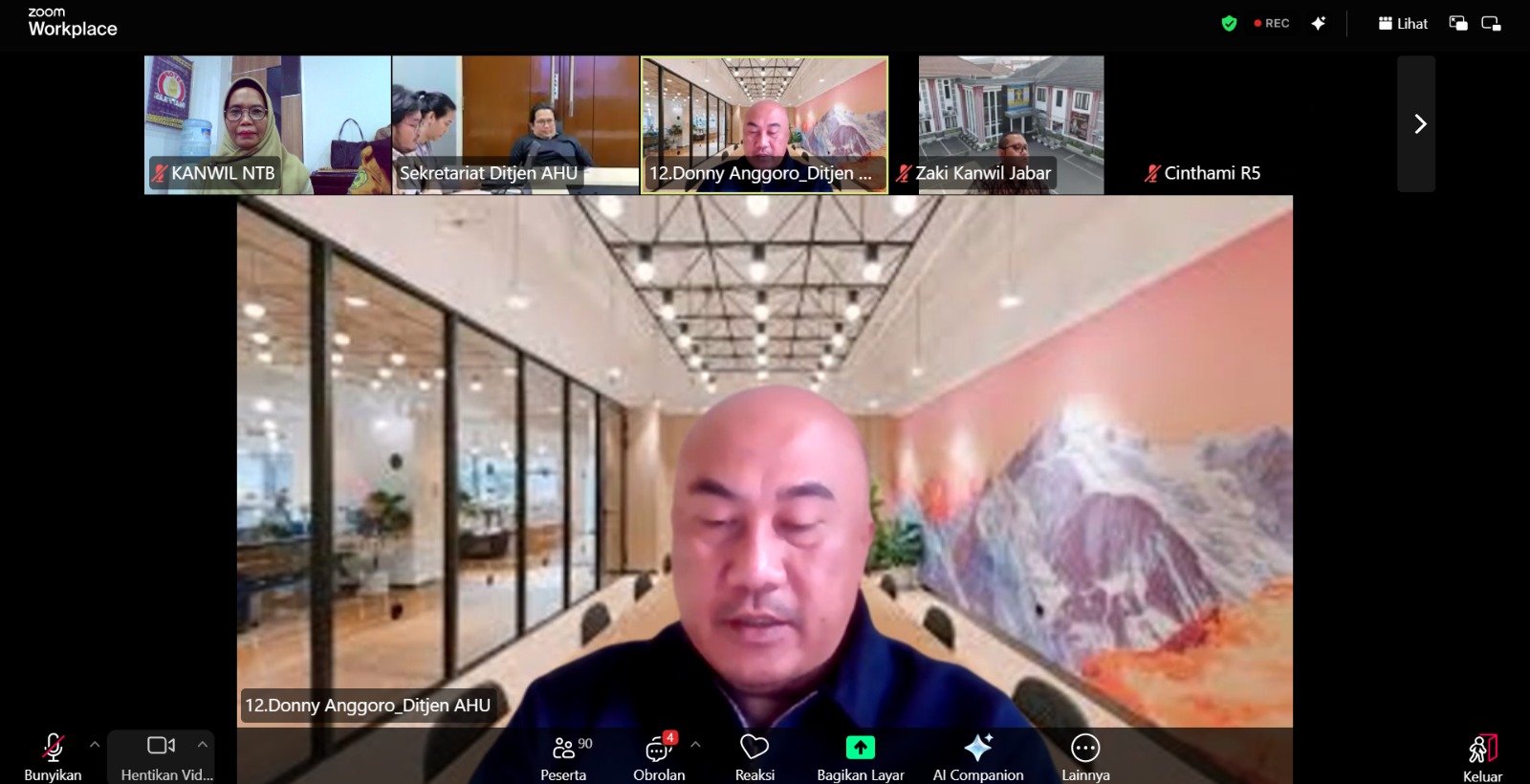 Kemenkum NTB Ikuti Pembahasan Survei Pemahaman Masyarakat terhadap Layanan AHU