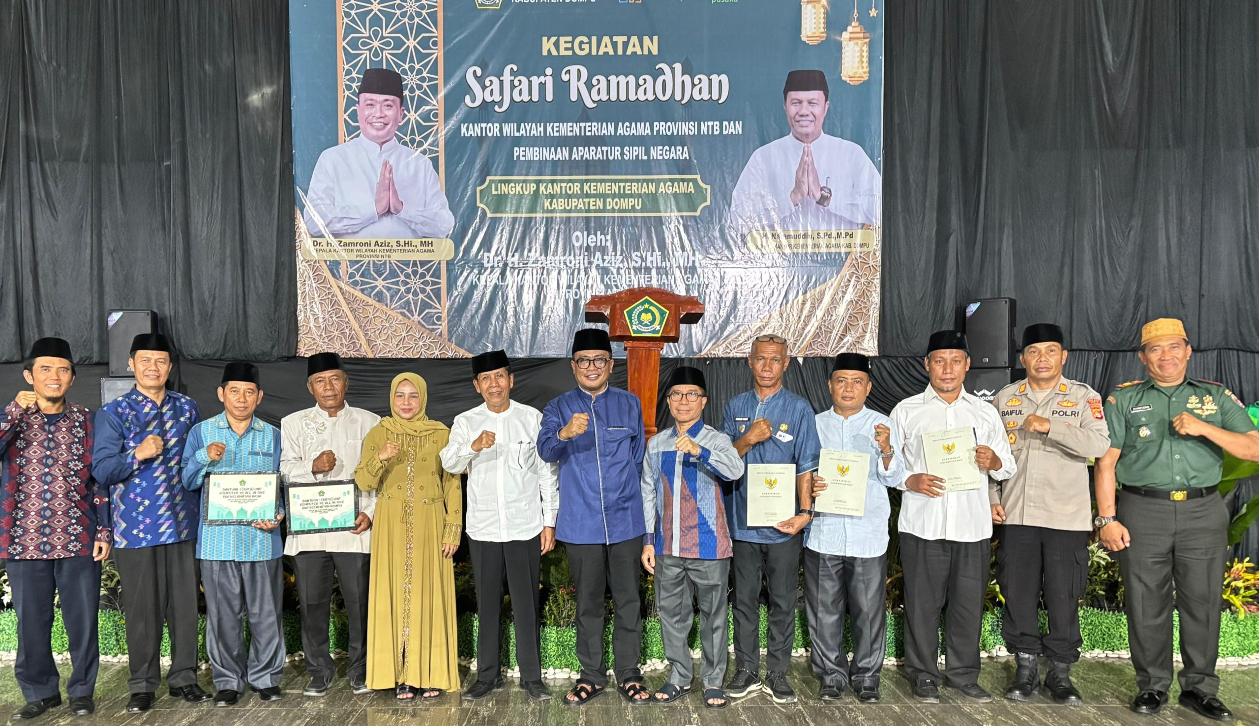 Safari Ramadan di Dompu, Kakanwil Kemenag NTB Bawa Kabar Gembira: 200 Honorer Segera Diangkat PPPK