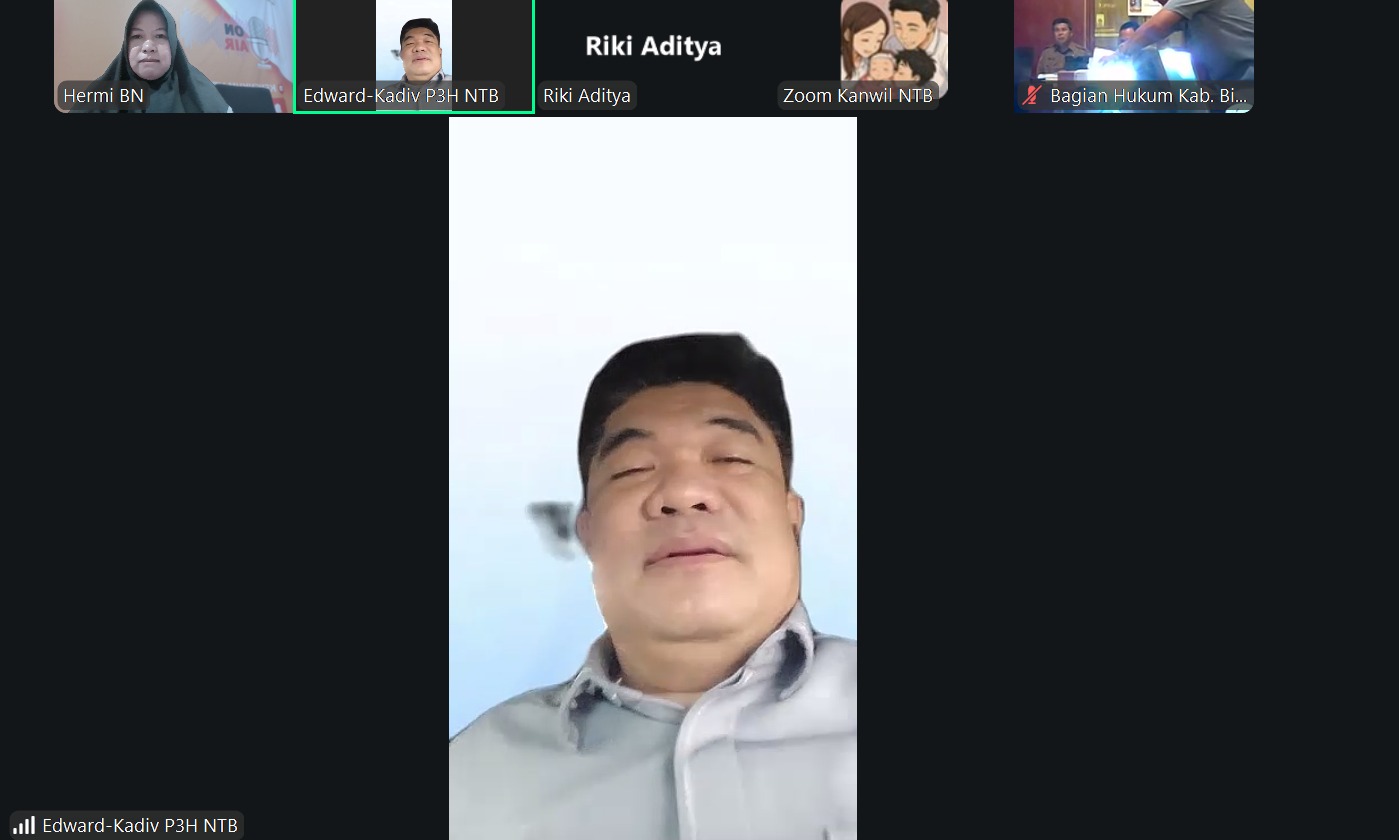 Harmonisasi Regulasi Daerah, Kanwil Kemenkum NTB Bahas Ketahanan Pangan hingga Pengelolaan Dana Desa di Bima