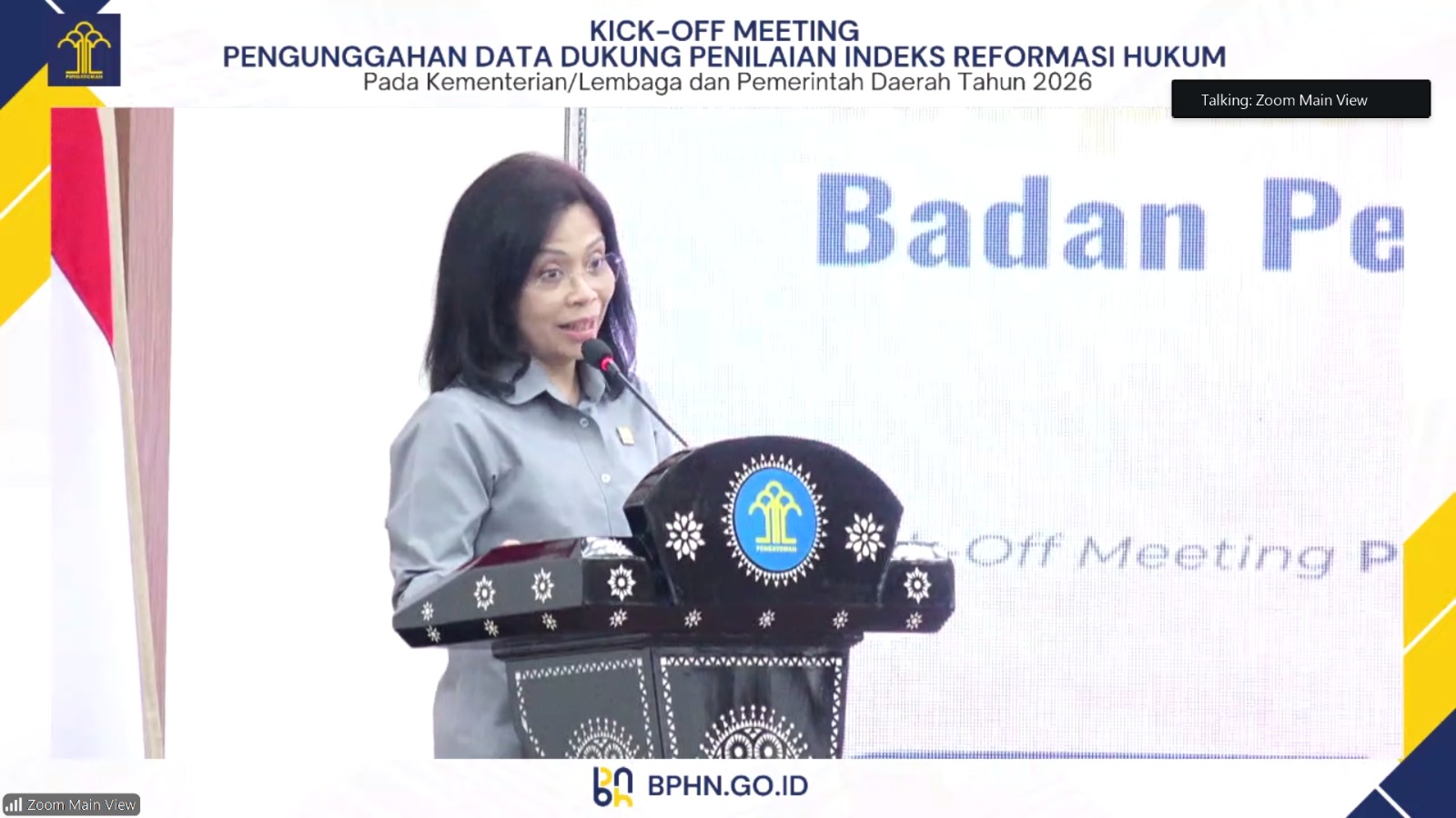 Perkuat Reformasi Hukum, Kanwil Kemenkum NTB Hadiri Kick-off Meeting IRH 2026