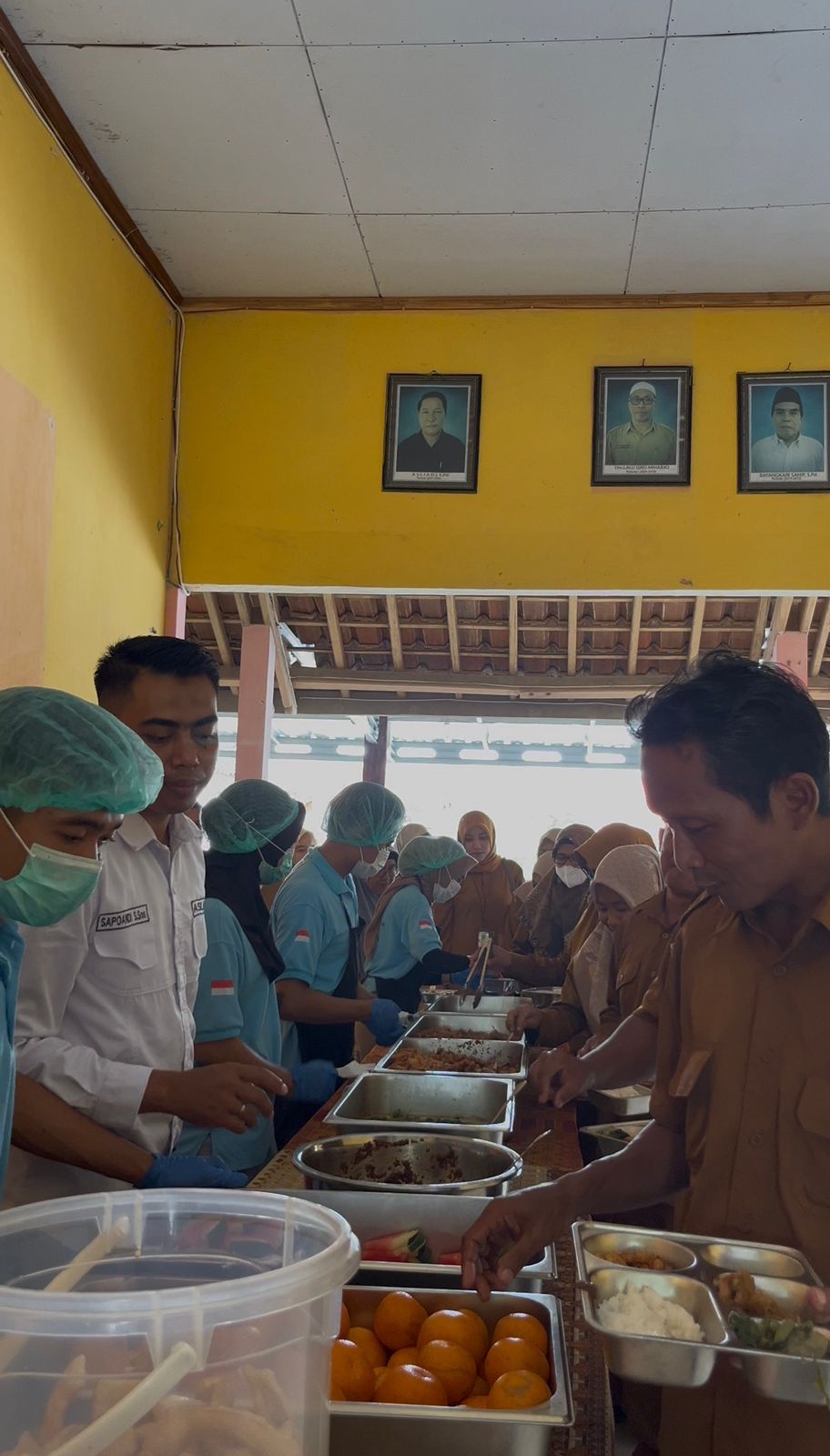 SPPG Lingkok Beringe (Libra) Uji Coba Pelayanan Prasmanan, Kolaborasi Lintas Tim Jadi Kunci