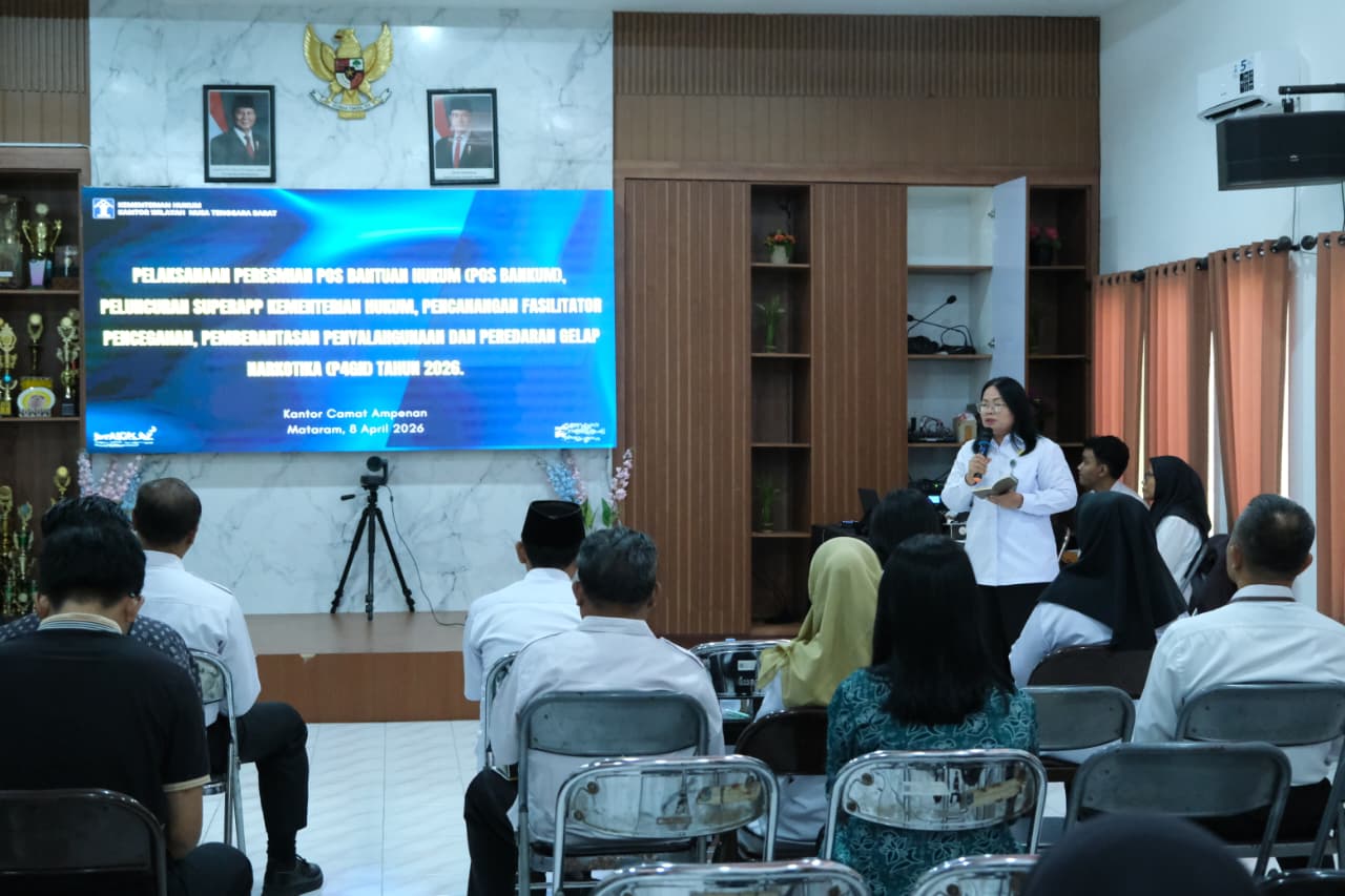 Kanwil Kemenkum NTB Sosialisasikan Layanan Perseroan Perorangan untuk Dorong Legalitas Usaha Mikro dan Kecil