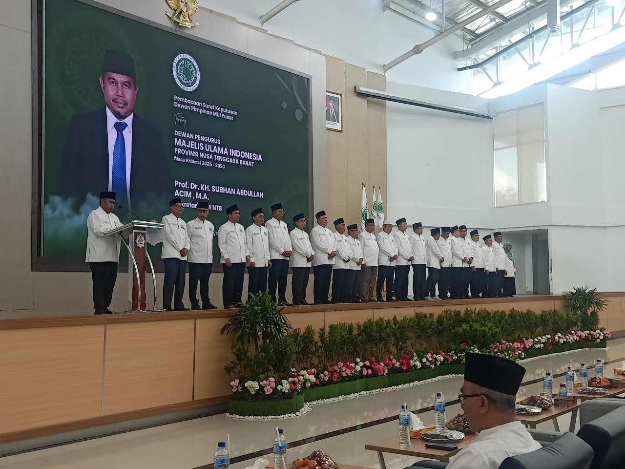 Kanwil Kemenkum NTB Hadiri Pengukuhan dan Silaturahmi Kebangsaan MUI NTB 2025–2030