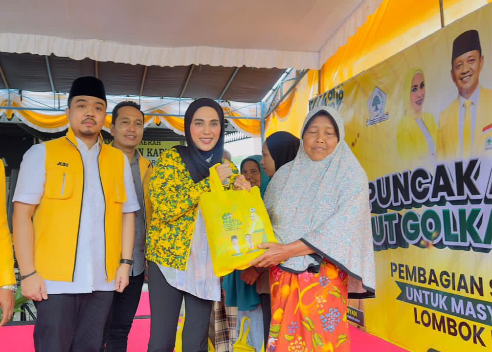 Ketua DPD Golkar Lobar Pastikan Program Aspirasi Waka DPR RI Sari Yuliati Merata di Lombok