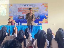 Kades Darmaji Berbagi Ilmu Kepemimpinan Kepada Siswa-OSIS SMKN 1 Kopang