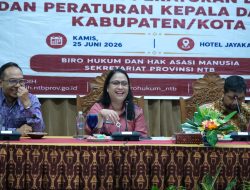 Kanwil Kemenkum NTB Perkuat Pengawasan Produk Hukum Daerah agar Perda dan Perkada Lebih Berkualitas
